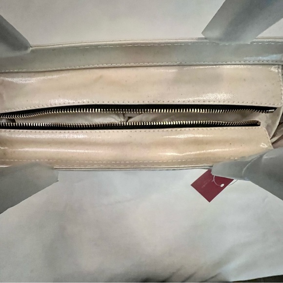 KATE SPADE NEW YORK Yours Truly Heart Stripe Hallie Medium Tote - Love L… - Picture 8 of 14